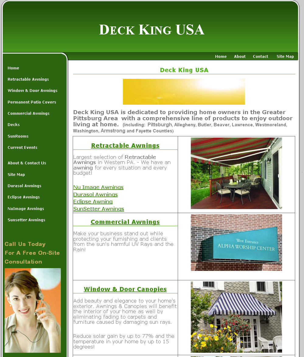 A sampling of the websites, designed, developed and/or maintained by